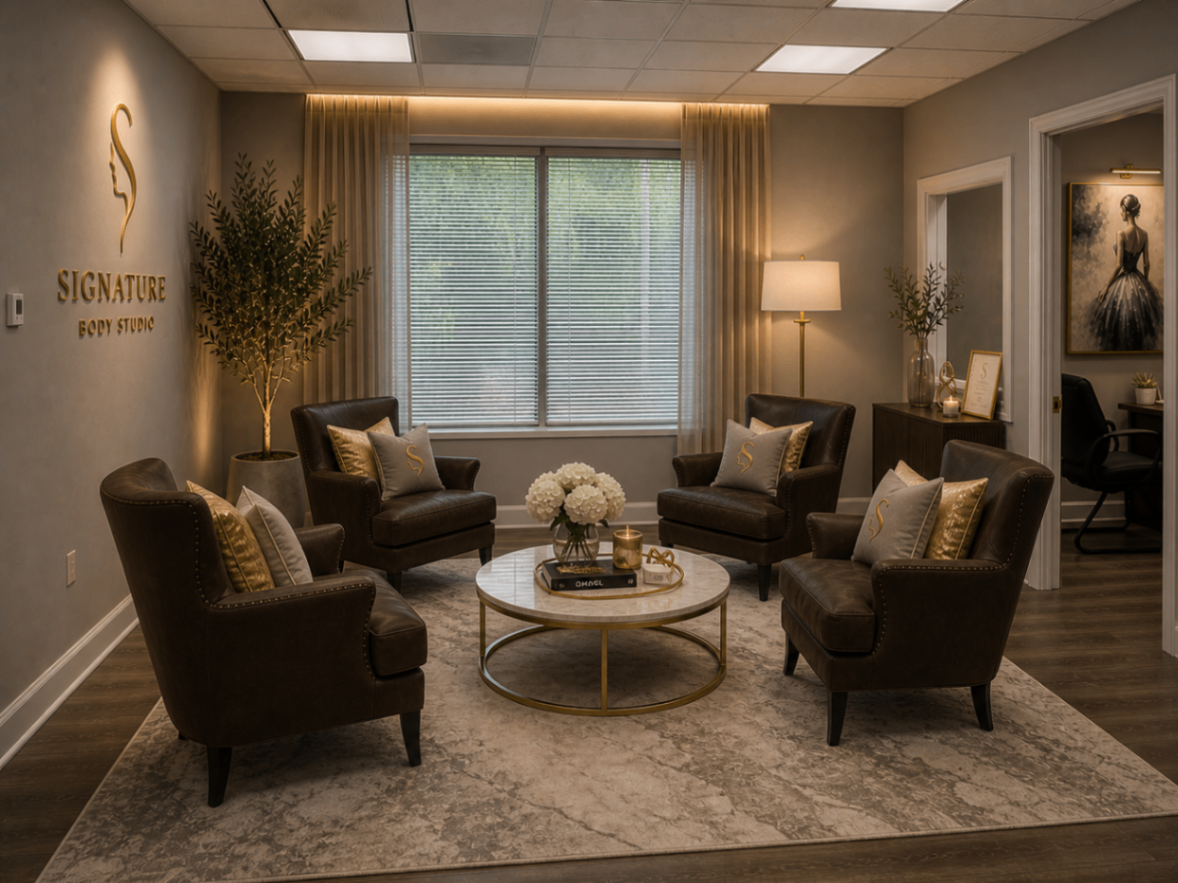 Lounge seating area